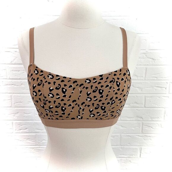Lively Animal Print Leopard Bralette Size Small - Picture 1 of 3